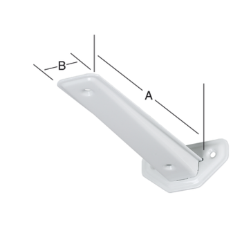 Vormann 3F-Linearkonsole 190 mm grau, 1 Stück