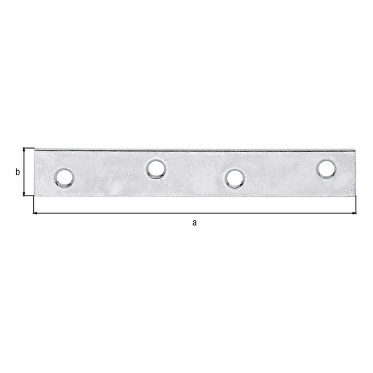 Alberts Flachverbinder, verzinkt 100 x 15 mm 1 Stück